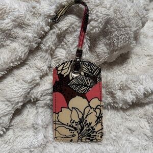 Vera Bradley Floral Luggage Tag
